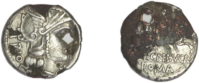 RRC 237/1a, реверс, bm