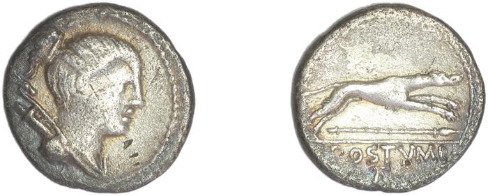 RRC 394/1a, реверс, bm
