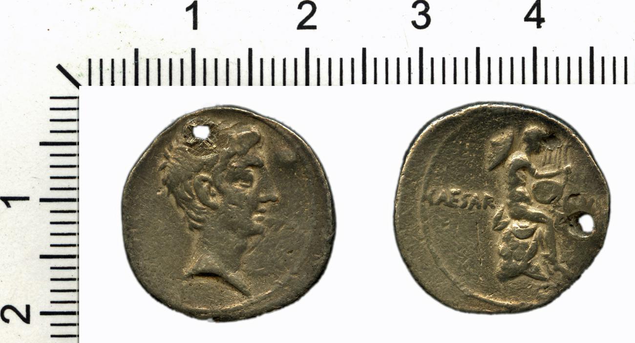 RIC I (second edition) Augustus 257, аверс, bm