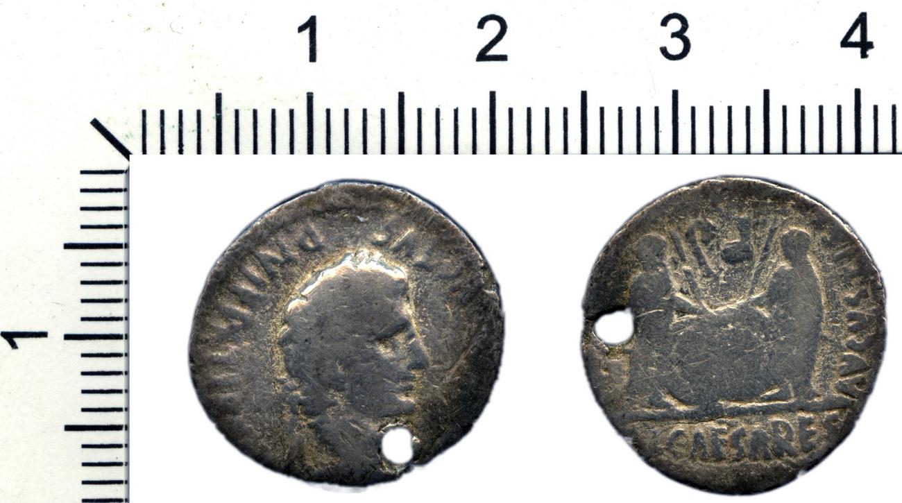 RIC I (second edition) Augustus 210, аверс, bm