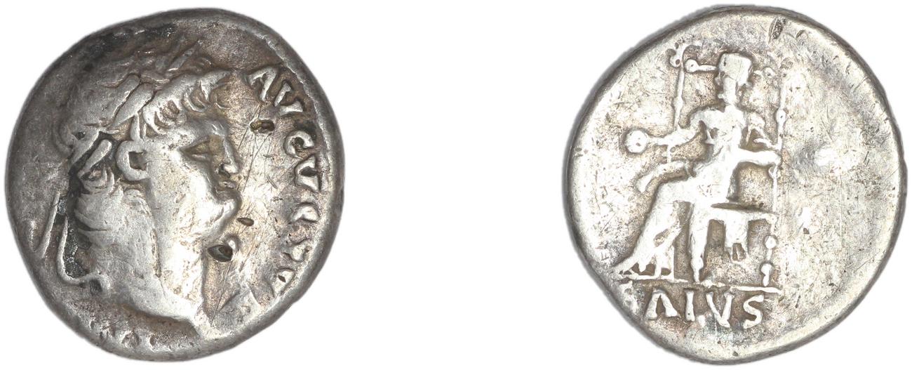 RIC I (second edition) Nero 67, аверс, bm