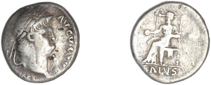 RIC I (second edition) Nero 67, реверс, bm