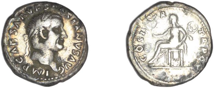 RIC II, Part 1 (second edition) Vespasian 29, реверс, bm