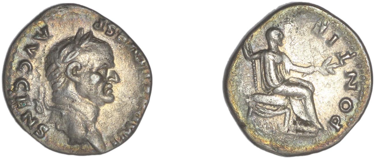 RIC II, Part 1 (second edition) Vespasian 546, аверс, bm