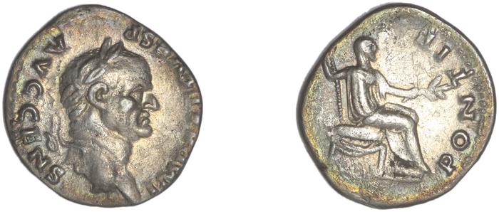RIC II, Part 1 (second edition) Vespasian 546, реверс, bm