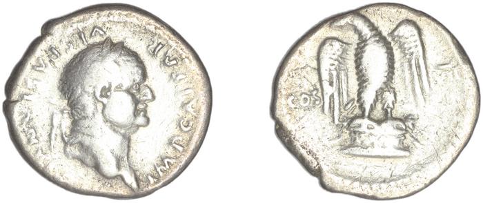 RIC II, Part 1 (second edition) Vespasian 847, реверс, bm