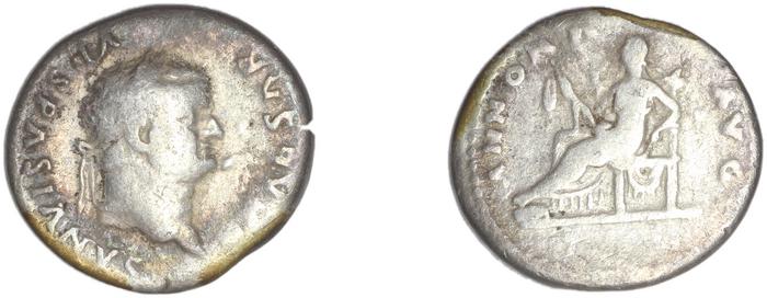 RIC II, Part 1 (second edition) Vespasian 972, реверс, bm