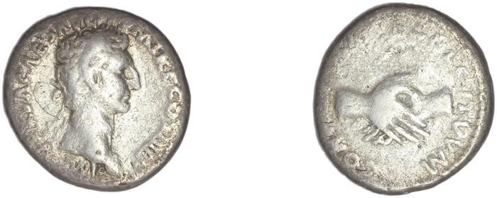 RIC II Nerva 14, реверс, bm