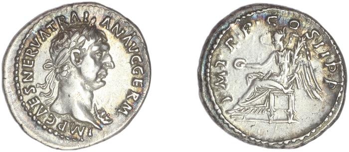 RIC II Trajan 10, реверс, bm