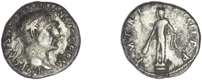 RIC II Trajan 49, реверс, bm