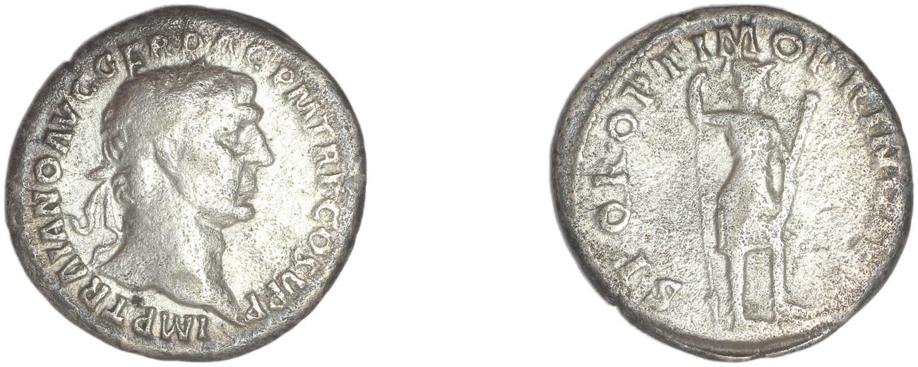 RIC II Trajan 202, аверс, bm