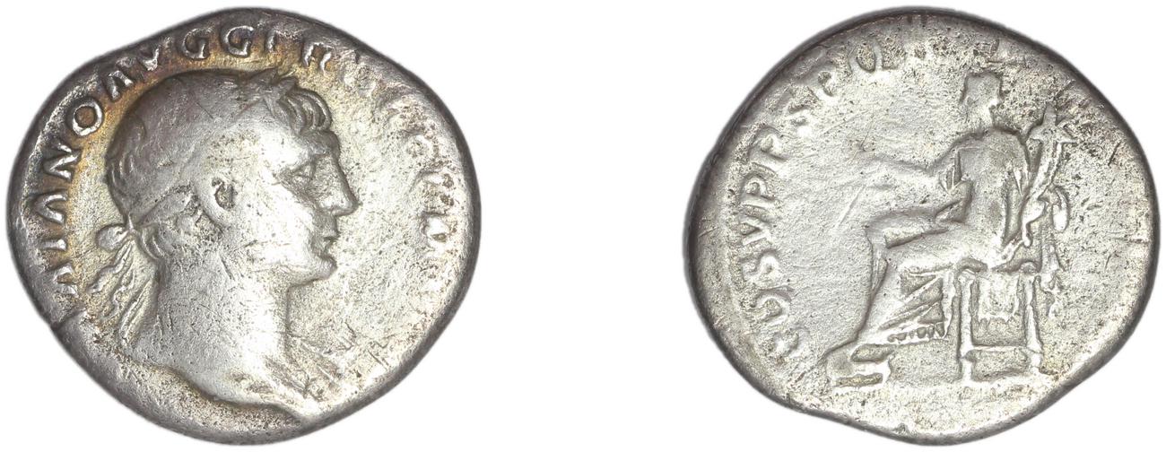 RIC II Trajan 119, аверс, bm