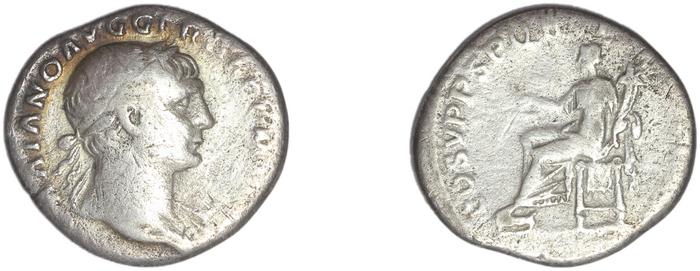 RIC II Trajan 119, реверс, bm