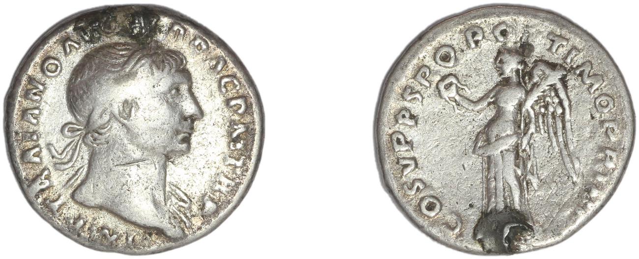 RIC II Trajan 128, аверс, bm