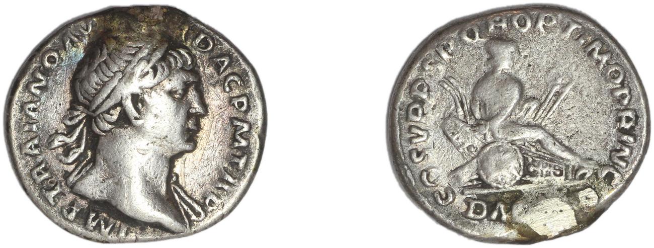RIC II Trajan 96, аверс, bm