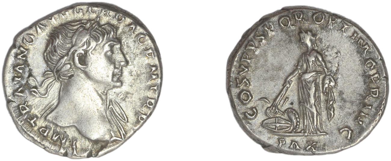 RIC II Trajan 102, аверс, bm