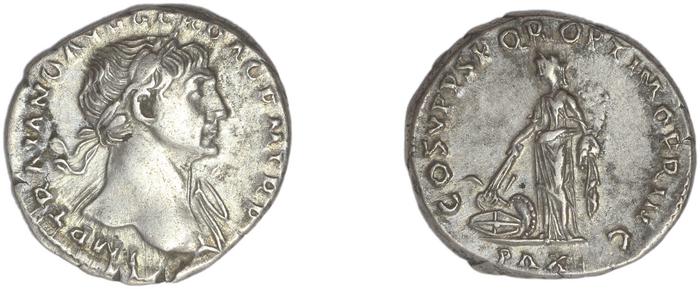RIC II Trajan 102, реверс, bm