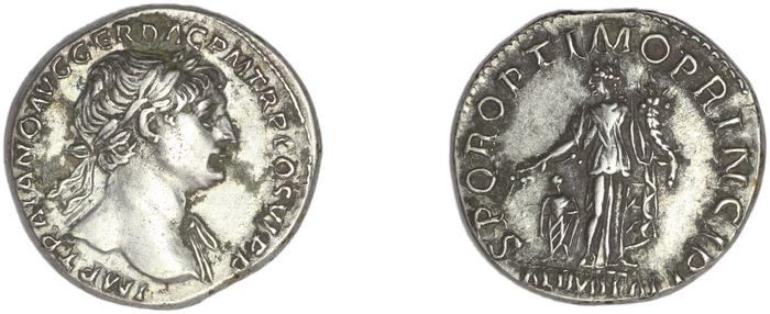 RIC II Trajan 243, реверс, bm