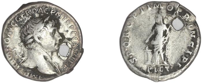 RIC II Trajan 262, реверс, bm