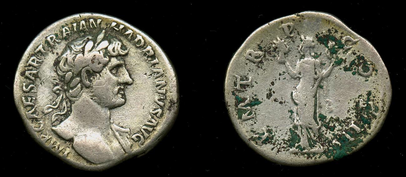 RIC II, Part 3 (second edition) Hadrian 215, аверс, bm