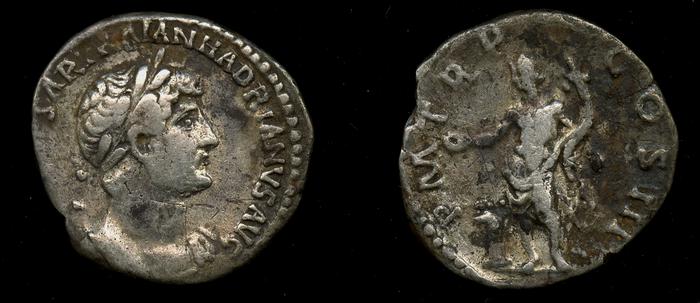 RIC II, Part 3 (second edition) Hadrian 534, реверс, bm