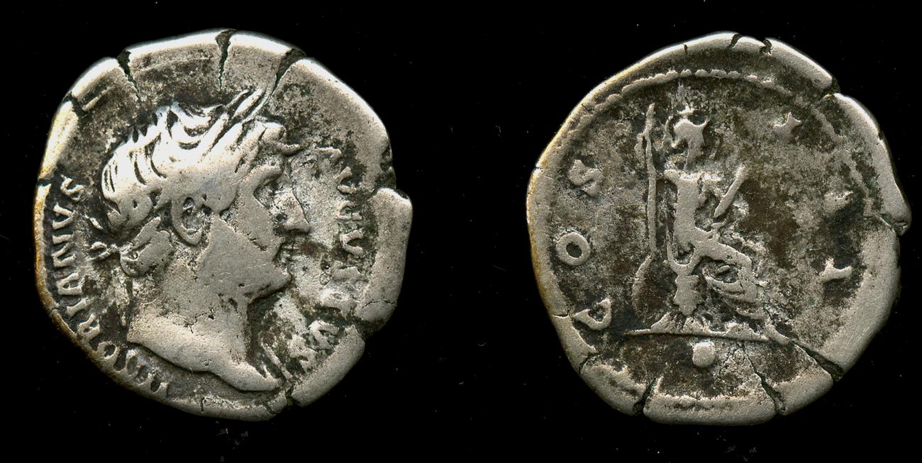 RIC II, Part 3 (second edition) Hadrian 861, аверс, bm