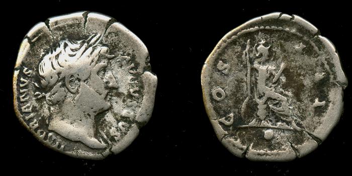 RIC II, Part 3 (second edition) Hadrian 861, реверс, bm