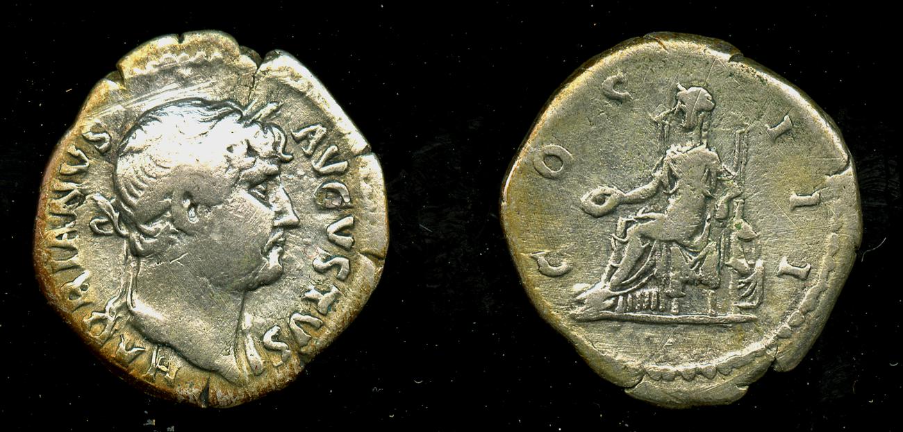RIC II, Part 3 (second edition) Hadrian 716, аверс, bm