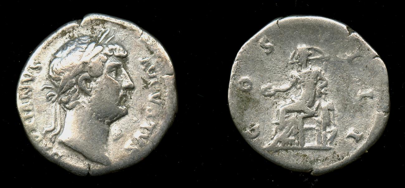 RIC II, Part 3 (second edition) Hadrian 716, аверс, bm