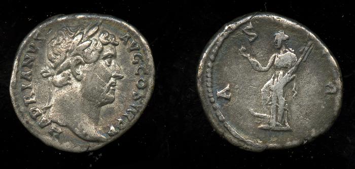 RIC II, Part 3 (second edition) Hadrian 1506, реверс, bm