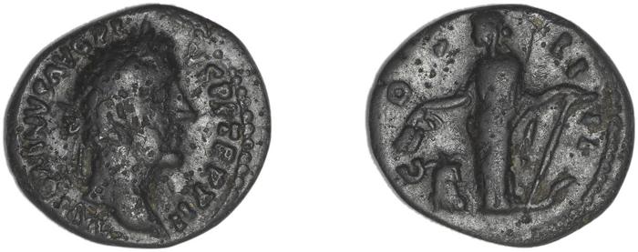 RIC III Antoninus Pius 175, реверс, bm