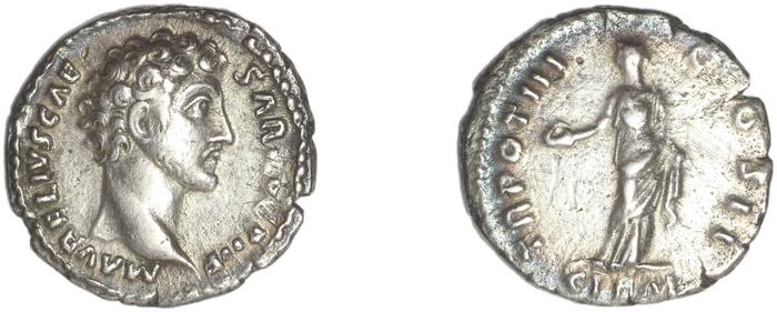 RIC III Antoninus Pius 448D, реверс, bm