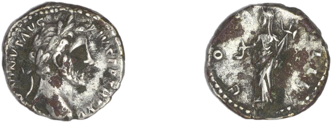 RIC III Antoninus Pius 203, аверс, bm
