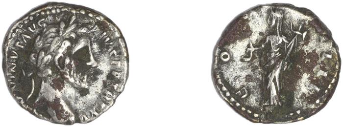 RIC III Antoninus Pius 203, реверс, bm