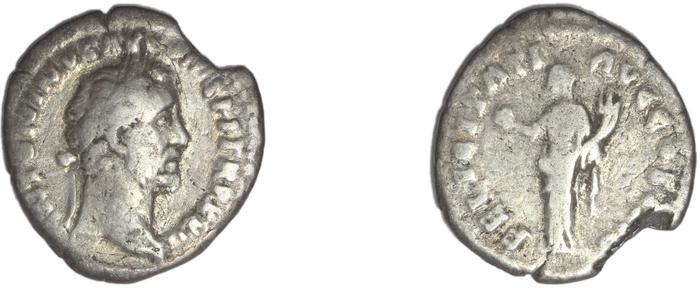RIC III Antoninus Pius 285A, реверс, bm
