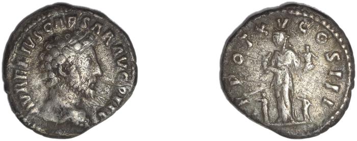 RIC III Antoninus Pius 490, реверс, bm
