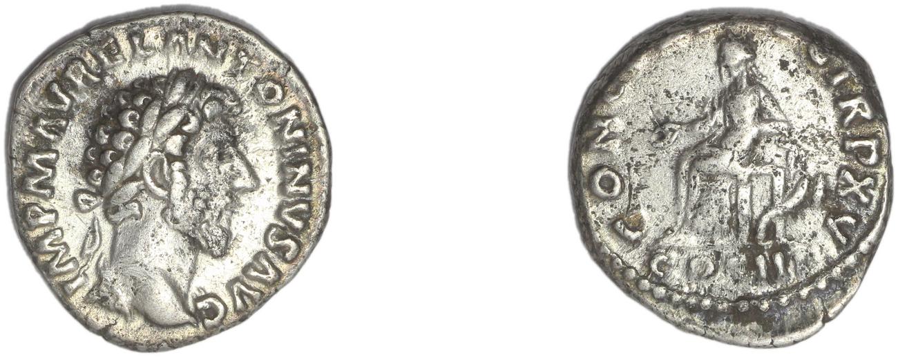 RIC III Marcus Aurelius 2, аверс, bm