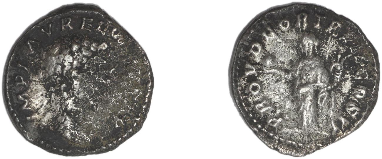 RIC III Marcus Aurelius 22, аверс, bm