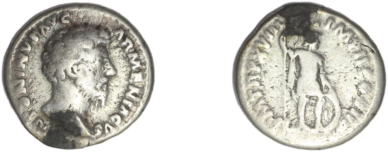 RIC III Marcus Aurelius 91, аверс, bm
