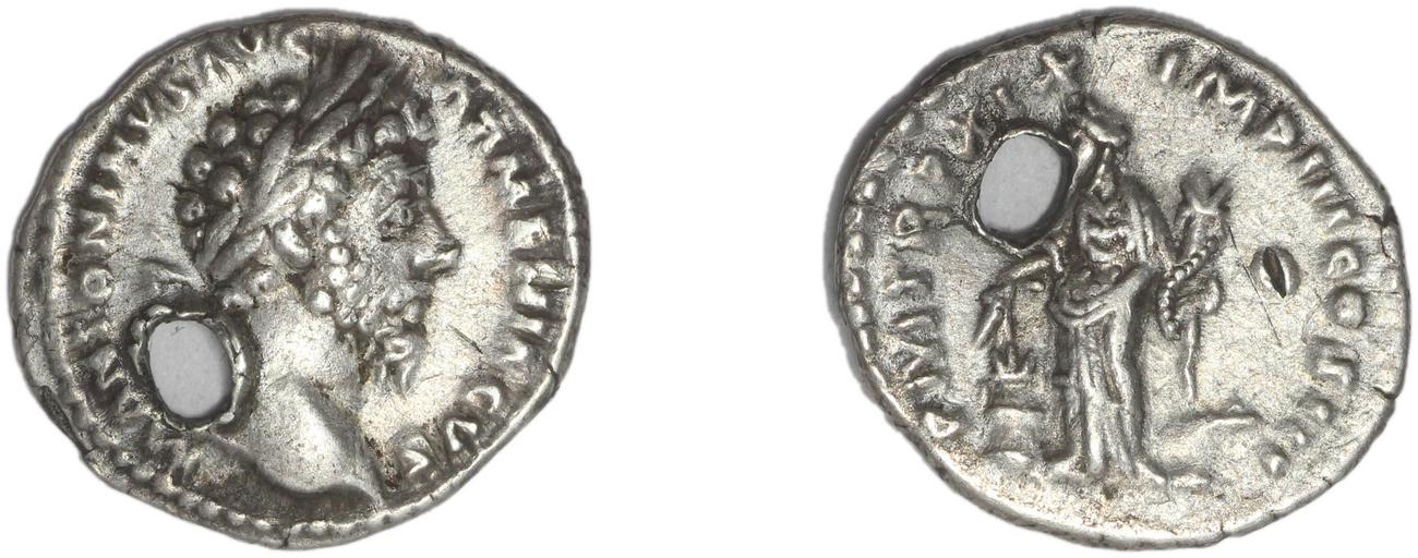 RIC III Marcus Aurelius 142, аверс, bm