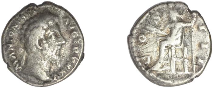 реверс RIC III Marcus Aurelius 227