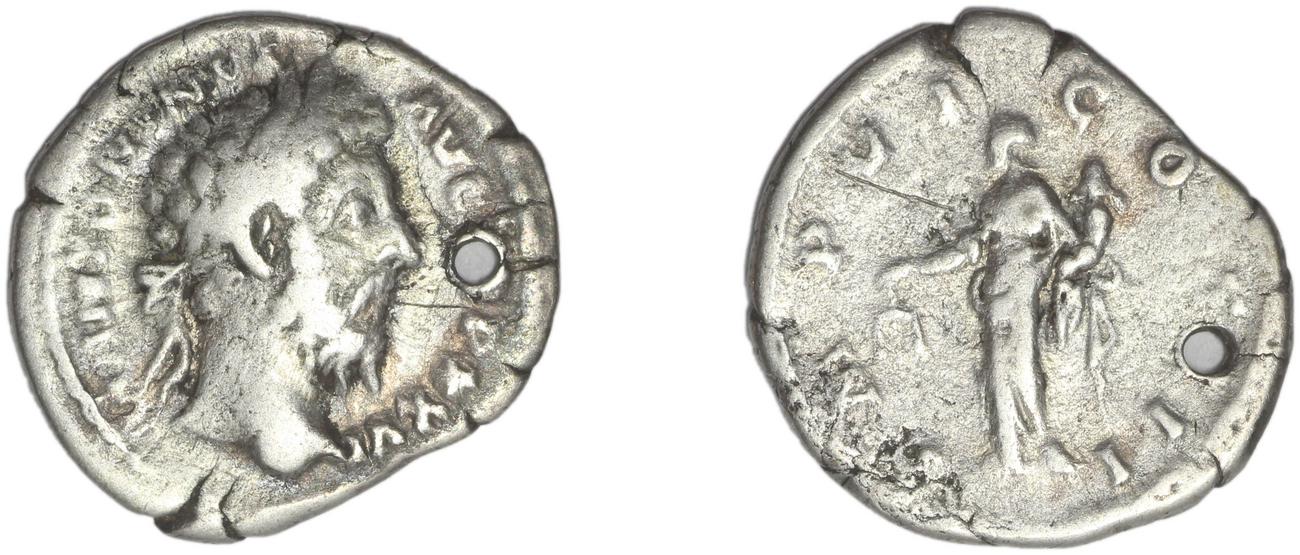 аверс RIC III Marcus Aurelius 253