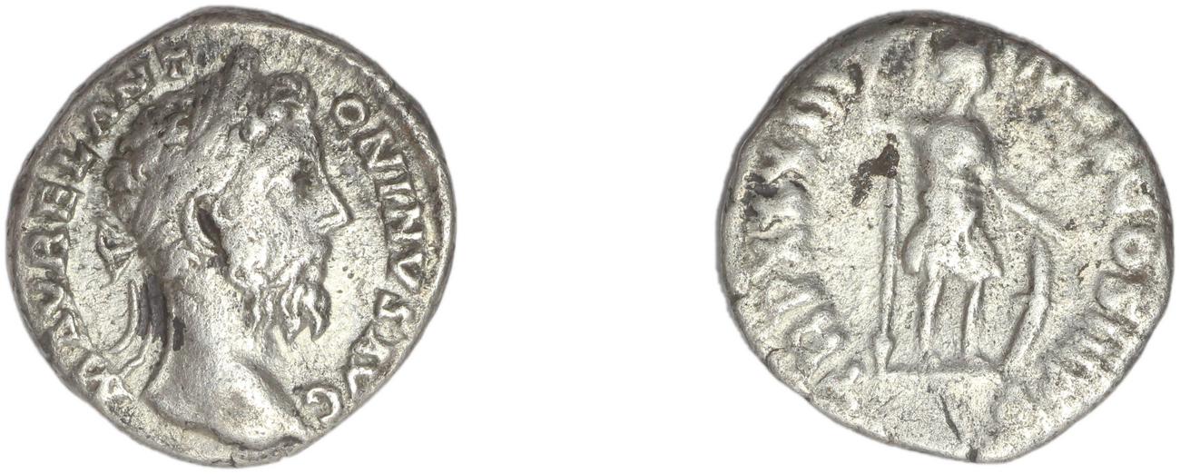 RIC III Marcus Aurelius 406, аверс, bm