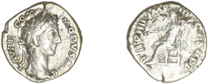 RIC III Marcus Aurelius 666, реверс, bm