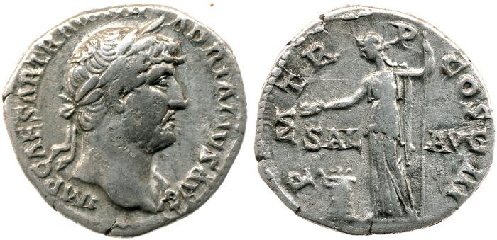 реверс RIC II, Part 3 (second edition) Hadrian 562
