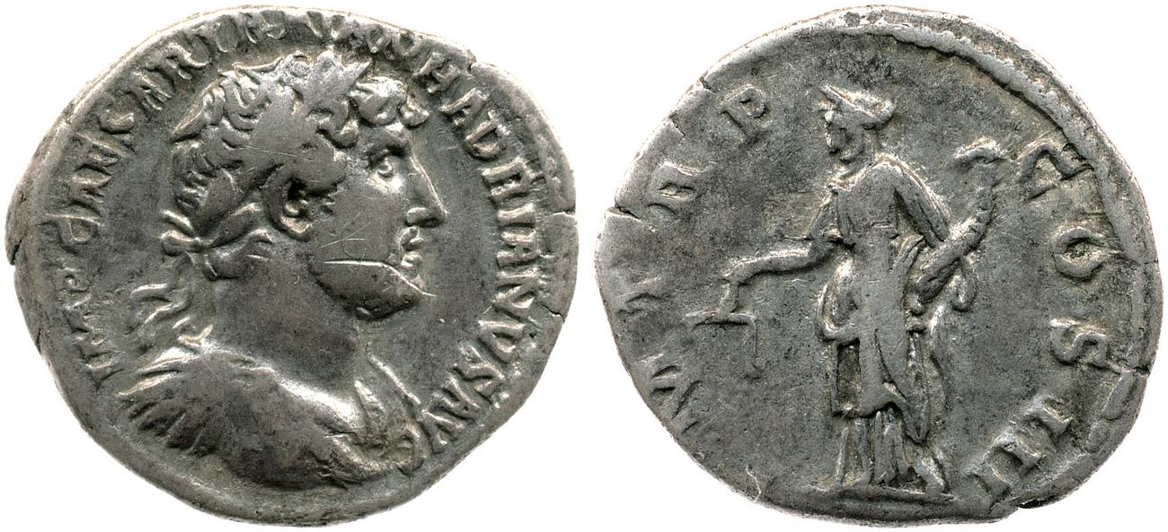 аверс RIC II, Part 3 (second edition) Hadrian 391