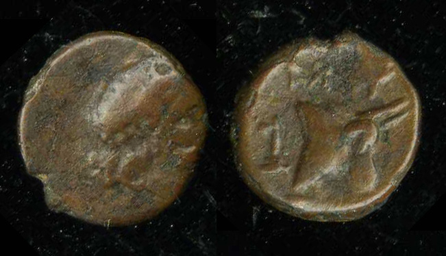 Mytilene Babelon 1910 2239-42, реверс, bm