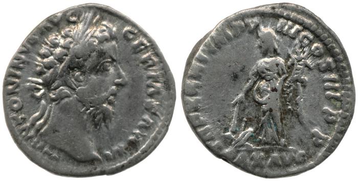реверс RIC III Marcus Aurelius 346