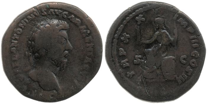 реверс RIC III Marcus Aurelius 918