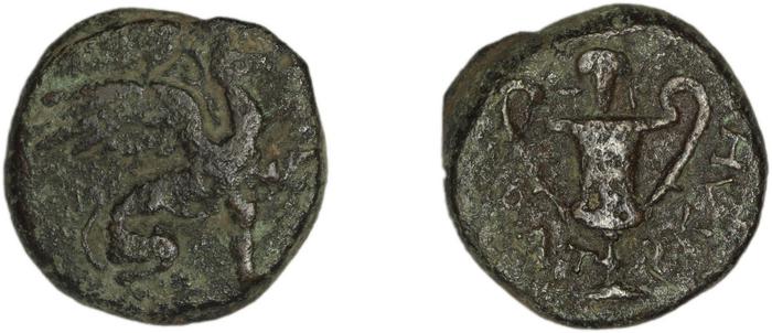 Teos Kinns 1980 Period I.2, AE 6, реверс, bm